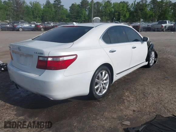 2009 Lexus LS 460 z VIN JTHBL46F195087473, wystawiony jako IAAI lot #42107317 z przebiegiem 183 264 mil mil oraz . Historia ofert i sprzedaży dostępna na DreamBid. Obrazek 4.
