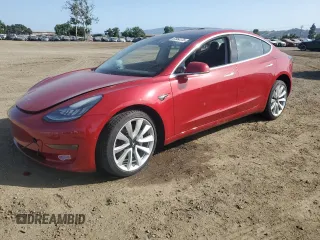 2018 Tesla Model 3 Long Range Battery z VIN 5YJ3E1EA0JF102889, wystawiony jako Copart lot #57664175 z przebiegiem 85 614 mil mil oraz Szkoda całkowita • Salvage title. Historia ofert i sprzedaży dostępna na DreamBid. Obrazek 1.