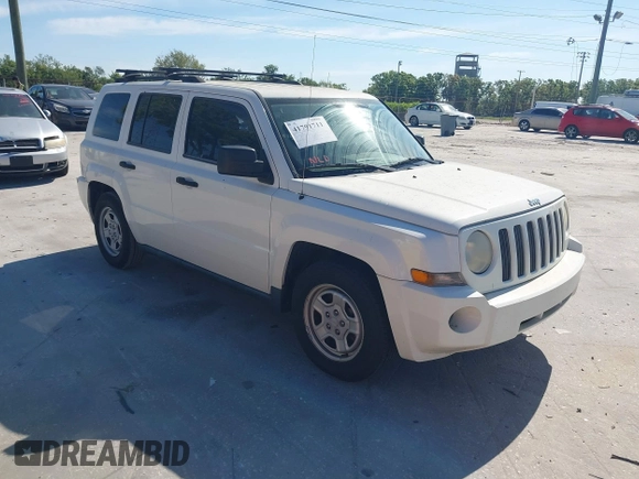 2007 Jeep Patriot Sport with VIN 1J8FT28W07D363173, listed as a IAAI auction lot 41791711 with 117,446 mi miles and . Bid and sale history available at DreamBid. Image 1.