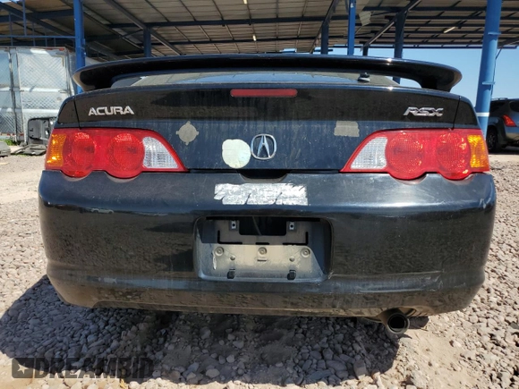 2002 Acura RSX Auto with VIN JH4DC54862C025927, listed as a Copart auction lot 52763365 with 183,885 mi miles and Non Repairable. Bid and sale history available at carsss.com. Image 6.