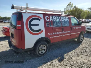 2003 GMC Savana Cargo Van with VIN 1GTGG25V831112375, listed as a Copart auction lot 73788324 with 176,616 mi miles and Salvage Title. Bid and sale history available at carsss.com. Image 3.