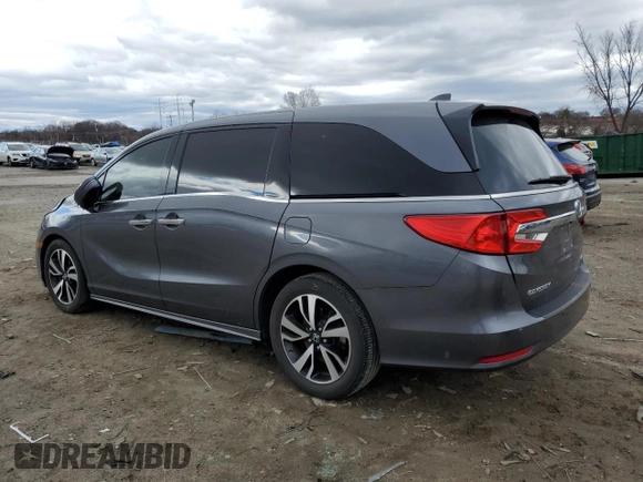 2018 Honda Odyssey Elite with VIN 5FNRL6H9XJB098123, listed as a Copart auction lot 48237955 with 85,261 mi miles and Salvage Title. Bid and sale history available at carsss.com. Image 2.
