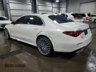 2023 Mercedes-Benz S-Class S 500 with VIN W1K6G6DB0PA210158, listed as a Copart auction lot 86613224 with 0 mi miles and Salvage Title. Bid and sale history available at carsss.com. Image 2.