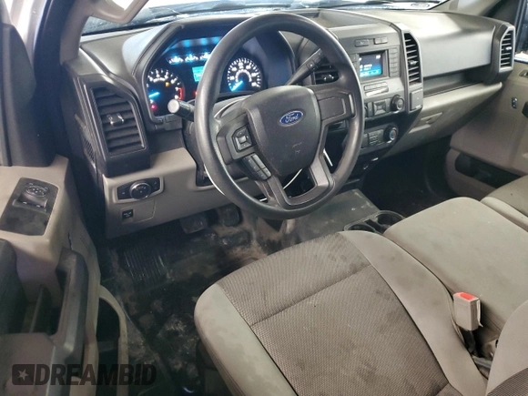 2018 Ford F-150 XL with VIN 1FTMF1CB3JKE19324, listed as a Copart auction lot 60817995 with Not provided miles and Salvage title. Bid and sale history available at DreamBid. Image 8.