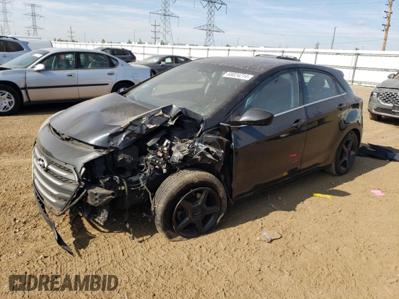 2016 Hyundai Elantra GT with VIN KMHD35LH7GU295801, listed as a Copart auction lot 68024214 with 0 mi miles and Salvage Title. Bid and sale history available at carsss.com. Image 1.