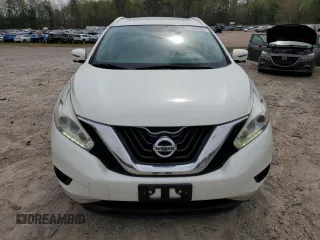2016 Nissan Murano S with VIN 5N1AZ2MH5GN120150, listed as a Copart auction lot 51844055 with 80,751 mi miles and Salvage Title. Bid and sale history available at carsss.com. Image 5.