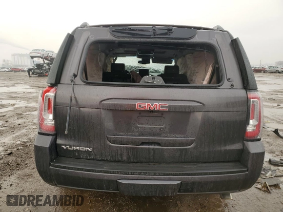 2015 GMC Yukon SLT with VIN 1GKS2BKC1FR732961, listed as a Copart auction lot 49898945 with 0 mi miles and Salvage Title. Bid and sale history available at carsss.com. Image 6.