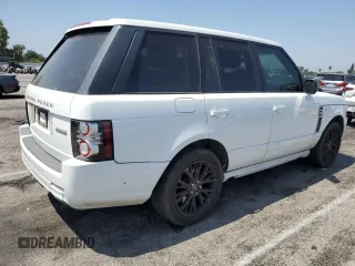 2012 Land Rover Range Rover SC Autobiography with VIN SALMP1E48CA384650, listed as a Copart auction lot 63293455 with 152,666 mi miles and Salvage title. Bid and sale history available at DreamBid. Image 3.