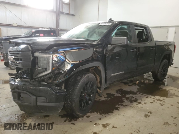 2024 GMC Sierra 1500 Pro with VIN 1GTUUAED3RZ214173, listed as a Copart auction lot 83195384 with 0 mi miles and Salvage Title. Bid and sale history available at carsss.com. Image 1.