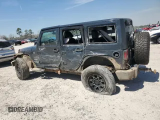 2017 Jeep Wrangler Unlimited 75th Anniversary with VIN 1C4HJWEGXHL546436, listed as a Copart auction lot 48229875 with 107,222 mi miles and Salvage title. Bid and sale history available at DreamBid. Image 2.