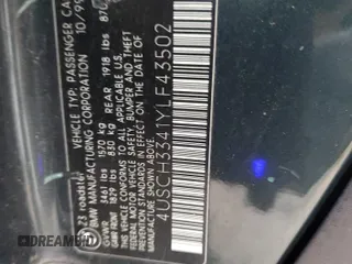 2000 BMW Z3 2.8 z VIN 4USCH3341YLF43502, wystawiony jako Copart lot #44773415 z przebiegiem 168 390 mil mil oraz Szkoda całkowita • Salvage title. Historia ofert i sprzedaży dostępna na DreamBid. Obrazek 15.