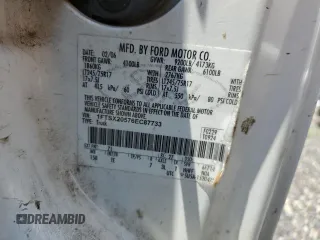 2006 Ford F-250 XL with VIN 1FTSX20576EC87733, listed as a Copart auction lot 62748595 with 285,236 mi miles and Salvage title. Bid and sale history available at DreamBid. Image 12.