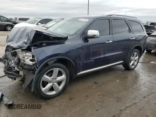 2013 Dodge Durango Citadel z VIN 1C4RDHEGXDC687475, wystawiony jako Copart lot #84757144 z przebiegiem 208 217 mil mil oraz Szkoda całkowita • Salvage title. Historia ofert i sprzedaży dostępna na DreamBid. Obrazek 1.