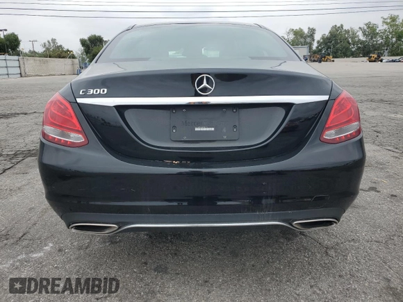 2018 Mercedes-Benz C with VIN WDDWF4JB9JR389174, listed as a Copart auction lot 55752745 with 53,332 mi miles and Clean Title. Bid and sale history available at DreamBid. Image 6.