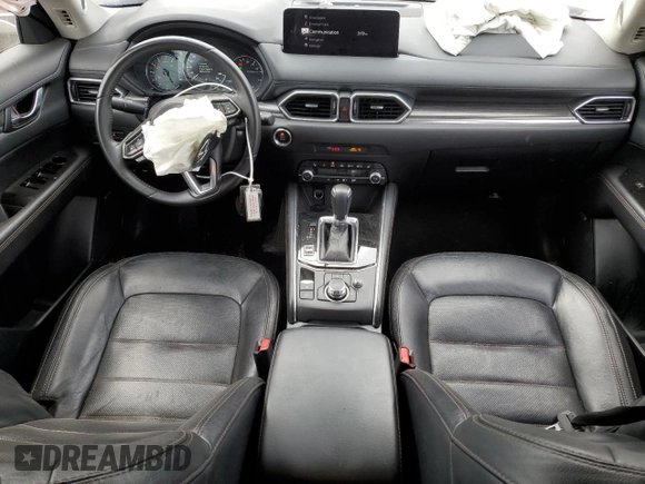 2023 Mazda CX-5 S Premium with VIN JM3KFBDM8P0203834, listed as a Copart auction lot 52496815 with 54,306 mi miles and Non Repairable. Bid and sale history available at DreamBid. Image 8.