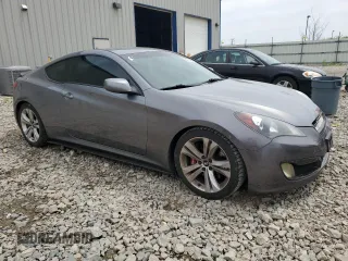 2010 Hyundai Genesis Coupe Premium with VIN KMHHT6KD7AU033984, listed as a Copart auction lot 64473465 with 95,512 mi miles and Clean title. Bid and sale history available at DreamBid. Image 4.