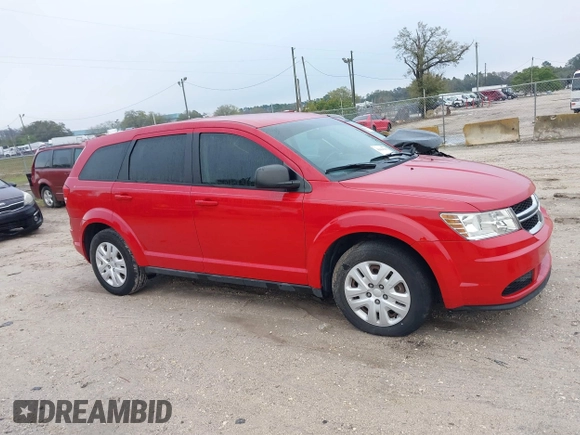 2013 Dodge Journey SE with VIN 3C4PDCAB5DT713666, listed as a IAAI auction lot 41666251 with 198,798 mi miles. Bid and sale history available at carsss.com. Image 1.