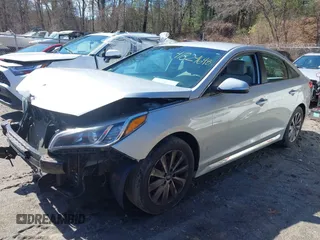 2015 Hyundai Sonata Limited with VIN 5NPE34AF2FH035464, listed as a IAAI auction lot 41824698 with 130,801 mi miles and . Bid and sale history available at carsss.com. Image 2.