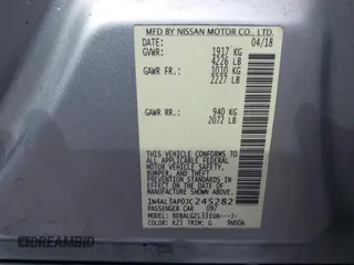 2018 Nissan Altima SR z VIN 1N4AL3AP0JC245282, wystawiony jako IAAI lot #41981833 z przebiegiem 102 634 mil mil oraz . Historia ofert i sprzedaży dostępna na DreamBid. Obrazek 9.