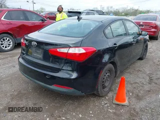 2015 Kia Forte LX with VIN KNAFX4A68F5392766, listed as a IAAI auction lot 41942314 with 229,927 mi miles. Bid and sale history available at carsss.com. Image 4.