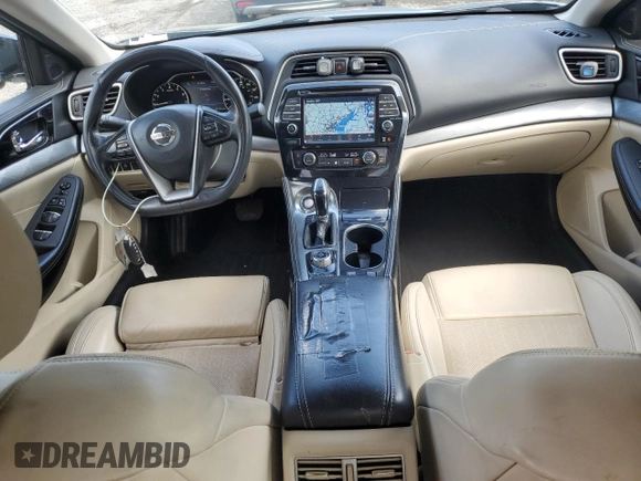 2016 Nissan Maxima SL with VIN 1N4AA6APXGC903559, listed as a Copart auction lot 61213525 with 124,575 mi miles and Salvage title. Bid and sale history available at DreamBid. Image 8.