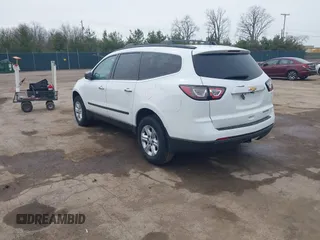 2016 Chevrolet Traverse LS with VIN 1GNKRFKD2GJ322409, listed as a IAAI auction lot 41801460 with 227,212 mi miles. Bid and sale history available at carsss.com. Image 3.