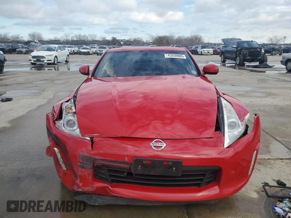 2014 Nissan 370Z Nismo with VIN JN1AZ4EH8EM633462, listed as a Copart auction lot 43250905 with Not Provided miles and Salvage Title. Bid and sale history available at DreamBid. Image 5.