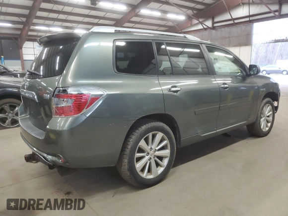 2008 Toyota Highlander Hybrid with VIN JTEEW41A182002001, listed as a Copart auction lot 47515975 with 272,304 mi miles and Clean Title. Bid and sale history available at carsss.com. Image 3.