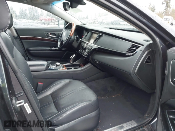 2015 Kia K900 Luxury with VIN KNALW4D42F6022892, listed as a IAAI auction lot 41965389 with 46,294 mi miles. Bid and sale history available at carsss.com. Image 5.