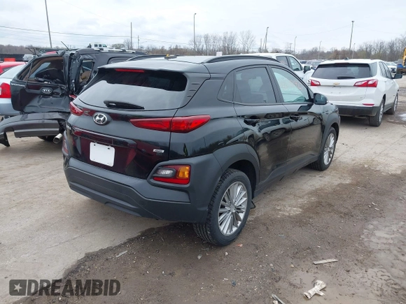 2019 Hyundai Kona SEL with VIN KM8K2CAA5KU366944, listed as a IAAI auction lot 42012927 with 78,621 mi miles and . Bid and sale history available at DreamBid. Image 4.