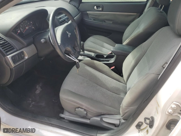 2010 Mitsubishi Galant FE with VIN 4A32B2FF6AE010043, listed as a Copart auction lot 88451575 with 244150 miles and Salvage Title. Bid and sale history available at carsss.com. Image 7.