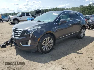 2017 Cadillac XT5 Premium Luxury AWD with VIN 1GYKNERS8HZ240202, listed as a Copart auction lot 59688345 with 95,193 mi miles and Salvage title. Bid and sale history available at DreamBid. Image 1.