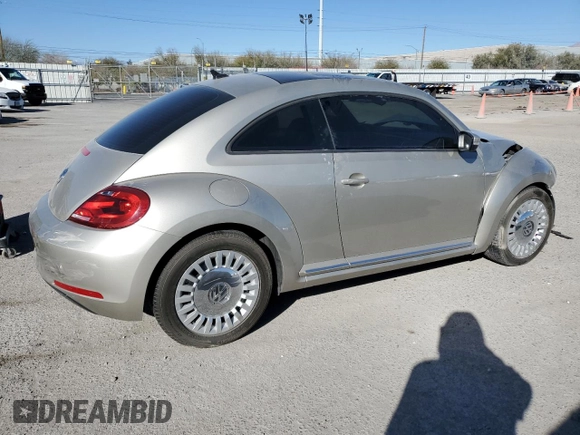2014 Volkswagen Beetle 2.5L w/Sun with VIN 3VWJP7AT8EM629833, listed as a Copart auction lot 44813425 with 81,625 mi miles and Salvage Title. Bid and sale history available at DreamBid. Image 3.