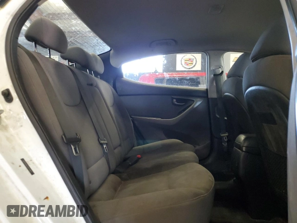 2016 Hyundai Elantra SE with VIN 5NPDH4AE3GH749612, listed as a Copart auction lot 55108195 with 127,105 mi miles and Salvage Title. Bid and sale history available at DreamBid. Image 10.