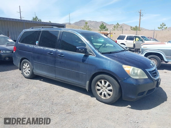 2010 Honda Odyssey EX-L with VIN 5FNRL3H73AB107662, listed as a IAAI auction lot 42107166 with 188,308 mi miles. Bid and sale history available at carsss.com. Image 1.