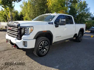 2021 GMC Sierra 2500HD AT4 z VIN 1GT49PEY5MF319783, wystawiony jako Copart lot #72790044 z przebiegiem 16 388 mil mil oraz Czysty tytuł • Clean title. Historia ofert i sprzedaży dostępna na DreamBid. Obrazek 1.