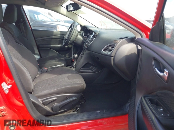 2016 Dodge Dart SE with VIN 1C3CDFAA1GD623758, listed as a IAAI auction lot 41938521 with 119,930 mi miles. Bid and sale history available at carsss.com. Image 5.