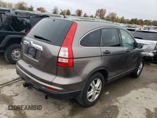 2011 Honda CR-V EX with VIN 5J6RE3H55BL013476, listed as a Copart auction lot 75302923 with 185,932 mi miles and Salvage Title. Bid and sale history available at DreamBid. Image 3.