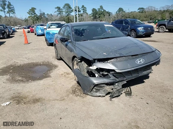 2025 Hyundai Elantra SEL Sport with VIN KMHLM4DG9SU935041, listed as a Copart auction lot 47364845 with 106 mi miles and Salvage Title. Bid and sale history available at carsss.com. Image 10.