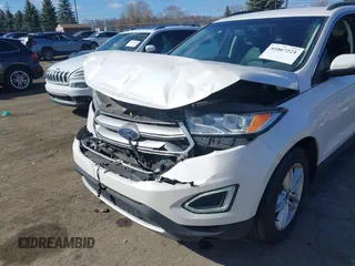 2015 Ford Edge SEL with VIN 2FMTK3J99FBB21084, listed as a IAAI auction lot 41867221 with 83,012 mi miles. Bid and sale history available at carsss.com. Image 6.