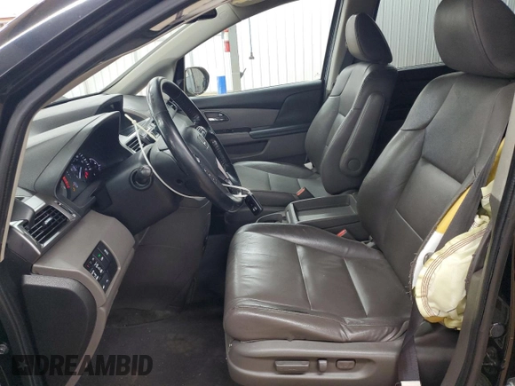 2015 Honda Odyssey Touring Elite with VIN 5FNRL5H99FB005576, listed as a Copart auction lot 58963215 with 167,967 mi miles and Salvage title. Bid and sale history available at DreamBid. Image 7.