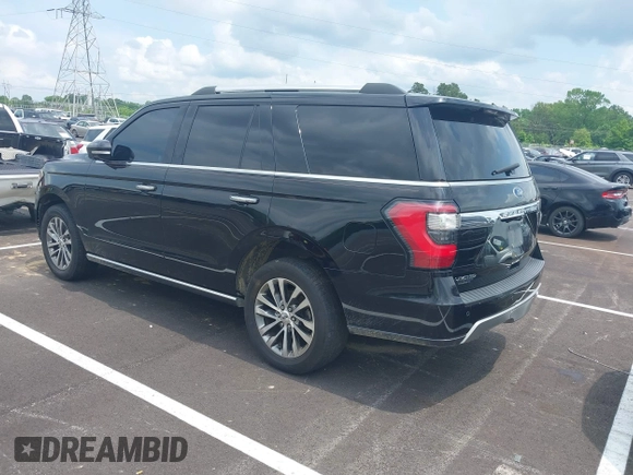2018 Ford Expedition Limited with VIN 1FMJU1KT0JEA55022, listed as a IAAI auction lot 42245813 with 152,690 mi miles and . Bid and sale history available at DreamBid. Image 3.
