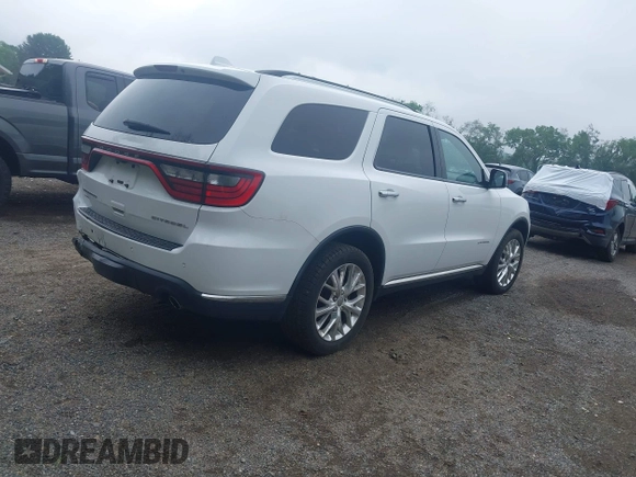 2015 Dodge Durango Citadel z VIN 1C4SDJET4FC688548, wystawiony jako IAAI lot #42448775 z przebiegiem 157 297 mil mil oraz . Historia ofert i sprzedaży dostępna na DreamBid. Obrazek 4.
