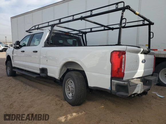 2024 Ford Super Duty F-250 SRW XL with VIN 1FT7W2BA3REC85890, listed as a Copart auction lot 45384685 with 12,884 mi miles and Salvage Title. Bid and sale history available at carsss.com. Image 2.