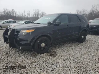 2014 Ford Utility Police Interceptor with VIN 1FM5K8ARXEGA70806, listed as a Copart auction lot 81811304 with 137,051 mi miles and Clean Title. Bid and sale history available at carsss.com. Image 1.