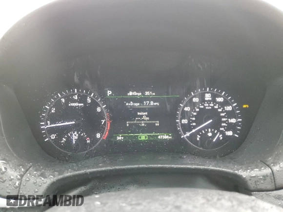 2020 Genesis G80 3.8L with VIN KMTFN4JE9LU334944, listed as a Copart auction lot 79417264 with 47,384 mi miles and Salvage Title. Bid and sale history available at DreamBid. Image 9.