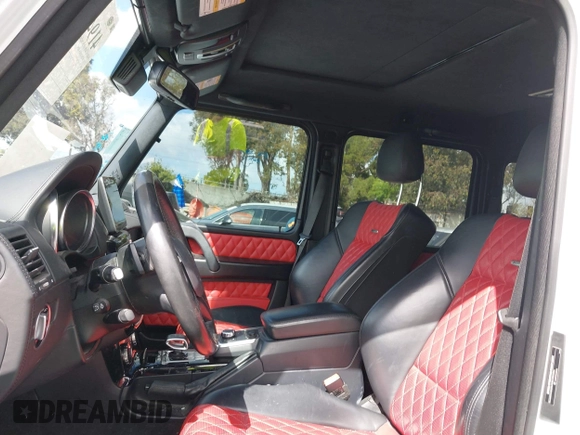 2017 Mercedes-Benz G-Class AMG G 63 with VIN WDCYC7DF1HX266156, listed as a IAAI auction lot 41943971 with 66,869 mi miles. Bid and sale history available at carsss.com. Image 19.