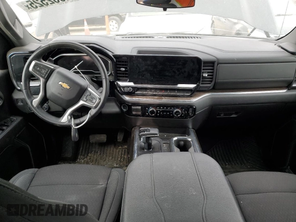 2023 Chevrolet Silverado 1500 LT with VIN 1GCRDDED4PZ314318, listed as a Copart auction lot 42052525 with 27,815 mi miles and Salvage Title. Bid and sale history available at carsss.com. Image 8.