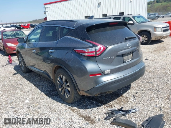 2018 Nissan Murano S with VIN 5N1AZ2MH6JN124070, listed as a IAAI auction lot 41983722 with 126,522 mi miles and . Bid and sale history available at DreamBid. Image 3.