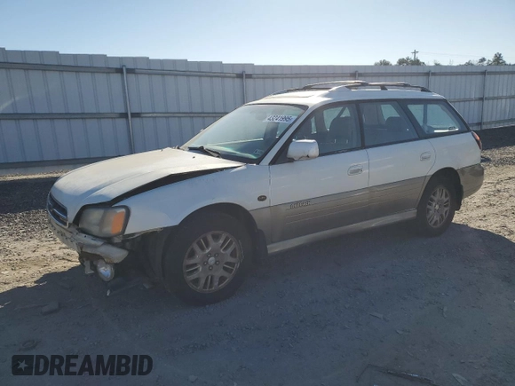 2001 Subaru Legacy Outback L.L. Bean with VIN 4S3BH806817627512, listed as a Copart auction lot 43241995 with 163,888 mi miles and Salvage title. Bid and sale history available at DreamBid. Image 1.